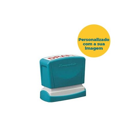 Carimbo 11x40mm Xstamper Quix Neutro 1un, personalizado
