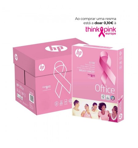 Papel 080gr Fotocopia A4 HP Office Pink Ream 5x500Fls
