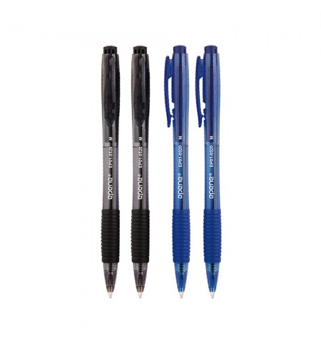 Esferográfica Epene Ball Point Retrátil 2 Cores 1mm 2+2un