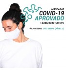 Máscara Reutilizável 25 Lavagens Hans A Branco 1 un