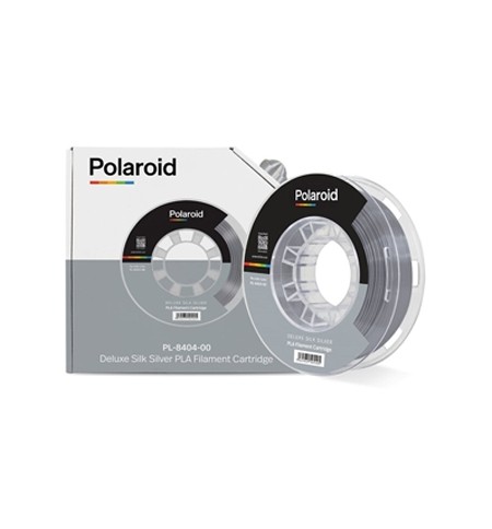 Filamento Universal Silk PLA 1.75mm Polaroid 250g Prata