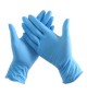 Luvas Nitrilo Tamanho M s/Pó Azul 100un
