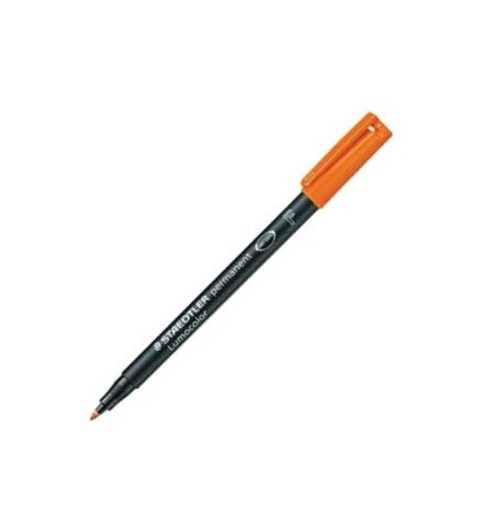 Marcador Perm. Fino Lumocolor Special 318F Laranja