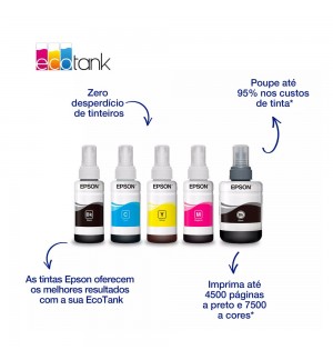 Pack Tinteiros Epson 664 4 Cores C13T664640 5un