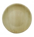 Pratos 23cm Folha de Palma Redondos 25un