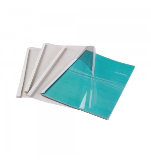 Pasta Encadernação Térmica A4 06mm Branco 10un