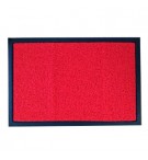 Tapete Malha PVC 40x60cm Rebordo Vermelho Vinil Esparguete