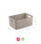 Caixa Arrumação Rattan Nº2 6L Bege
