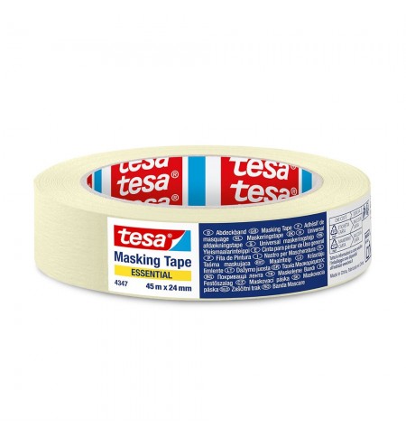 Fita Adesiva Crepe 24mmx45mts Tesa Essential 4347
