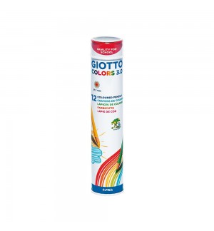 Lápis Cor 12un Copo Metálico Giotto Colors 3.0 18cm
