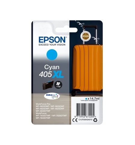 Tinteiro Epson 405XL Azul C13T05H24010 14,7ml 1100 Pág.