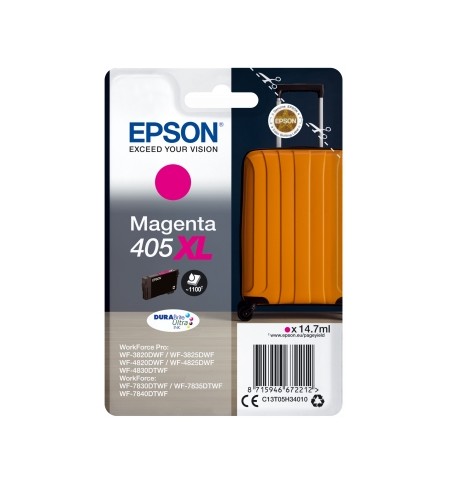 Tinteiro Epson 405XL Magenta C13T05H34010 14,7ml 1100 Pág.