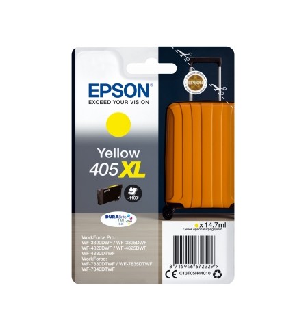Tinteiro Epson 405XL Amarelo C13T05H44010 14,7ml 1100 Pág.