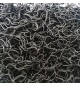 Tapete Malha PVC s/Fundo 14mm Preto Metro Linear