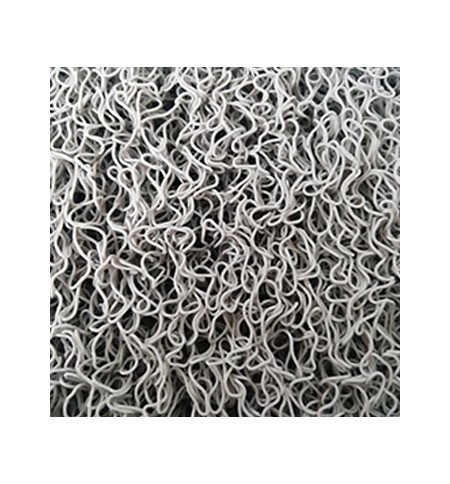 Tapete Malha PVC s/Fundo 14mm Cinza Metro Linear