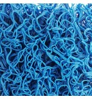 Tapete Malha PVC s/Fundo 14mm Azul Metro Linear