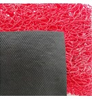 Tapete Malha PVC c/Fundo 14mm Vermelho Metro Linear