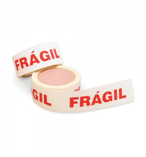 Fita Adesiva Impressa FRÁGIL 48mmx60m