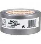 Fita Adesiva Tecido 50mmx25m (Duct Tape) NOPI Prata