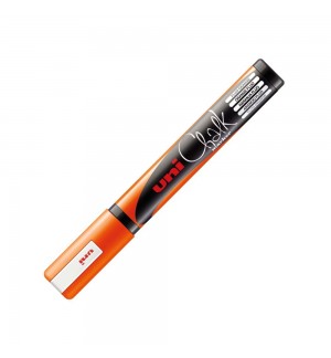 Marcador Giz UNI PWE-5M 1,8-2,5mm Laranja Fluorescente 1un