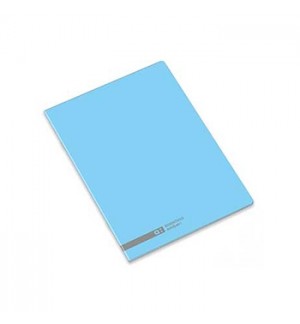 Caderno Agrafado A5 Quadriculado Ambar School Azul 48Fls 1un