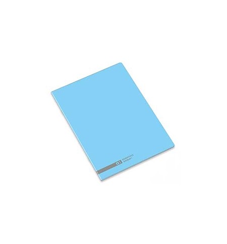 Caderno Agrafado A5 Quadriculado Ambar School Azul 48Fls 1un