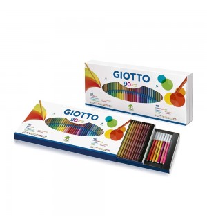 Lápis Cor Stilnovo + Marcadores Turbo Color 90un (50+40)