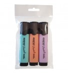 Marcador Fluorescente Epene Pastel 3 Cores 3un