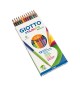 Lápis Cor 12un Cx Cartão Giotto Stilnovo Bicolor 18cm