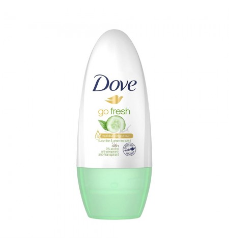 Desodorizante Roll-On Dove Go Fresh Pepino e Chá Verde 50ml