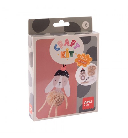 Kit Craft Porta-Chaves Coelho Apli Kids