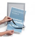 Moldura Adesiva A4 Duraframe 4872-23 Prata 2un