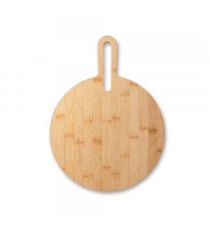 Tábua de Cozinha Redonda Bambu 408x310x12mm