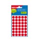 Etiquetas Redondas 13mm Vermelho Apli 2057 175un