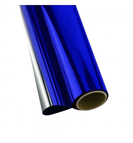Papel Metalizado 1x3m Azul Rolo