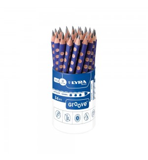 Lápis Grafite B Lyra Groove Grafito Copo 36un