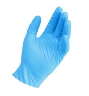 Luvas Nitrilo Tamanho XS s/Pó Azul 300un