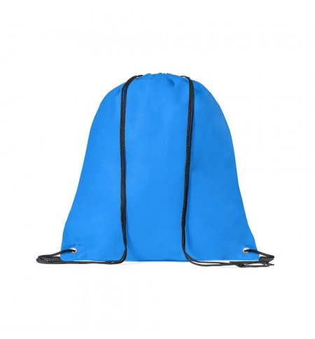 Saco Mochila Non-Woven 37x41cm com Ilhós Azul Claro
