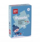 Jogo Puzzle Apli Kids Tema 4 Estações 24 Peças