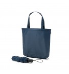 Guarda-Chuva Com Saco de Compras Azul