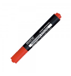 Marcador Permanente Grosso Epene EP11-2002 2mm Vermelho 1un