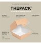 Caixa Hamburguer THEPACK 14,4x13,6x9,2cm Natural 50u