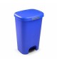 Contentor 50L Plástico Azul com Pedal