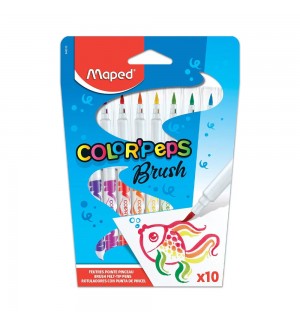 Marcador Feltro 010un Maped Color Peps Brush