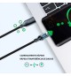 Cabo USB-A 3.0 PD 120W para USB-C com Display 1m