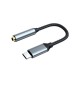 Adaptador Audio USB-C para Jack 3,5mm Fêmea Preto
