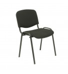 Cadeira de Visitante Iso Tecido Cor Preta