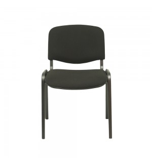 Cadeira de Visitante Iso Tecido Cor Preta