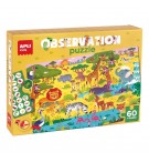 Jogo Educativo Puzzle Apli Observação da Selva 60 Peças