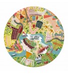 Jogo Educativo Puzzle Circular Apli Monumentos 48 Peças